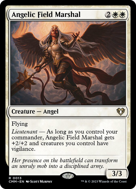Angelic Field Marshal\nCommander Masters\nSingle\nMagic The Gathering
