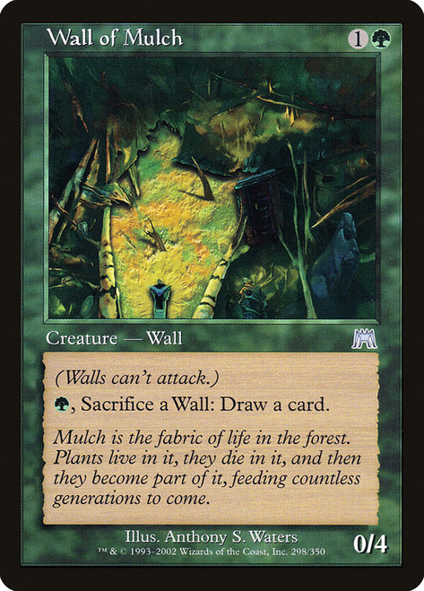 Wall of Mulch\nOnslaught\nSingle\nMagic The Gathering