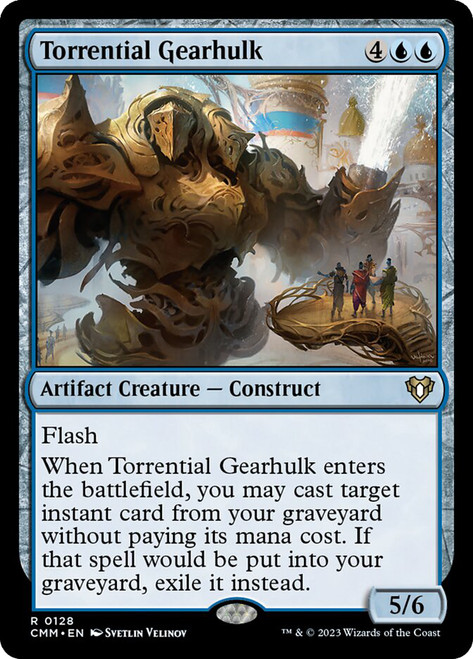 Torrential Gearhulk\nCommander Masters\nSingle\nMagic The Gathering