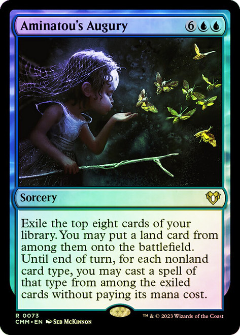 Aminatou's Augury\nCommander Masters\nSingle\nMagic The Gathering