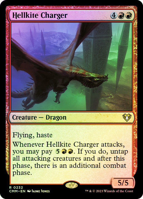 Hellkite Charger\nCommander Masters\nSingle\nMagic The Gathering