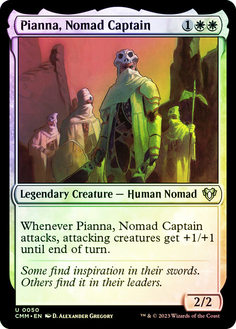 Pianna, Nomad Captain\nCommander Masters\nSingle\nMagic The Gathering