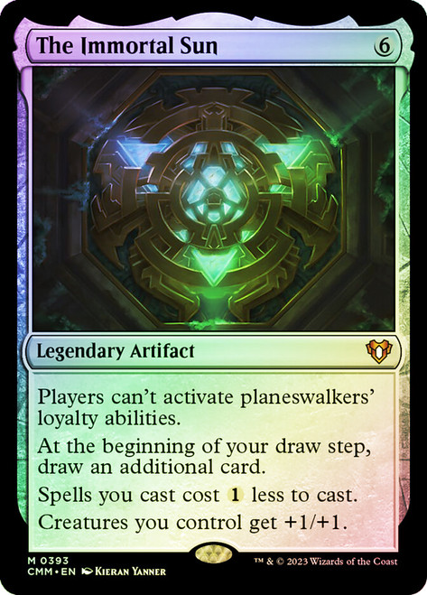 The Immortal Sun\nCommander Masters\nSingle\nMagic The Gathering
