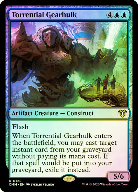 Torrential Gearhulk\nCommander Masters\nSingle\nMagic The Gathering