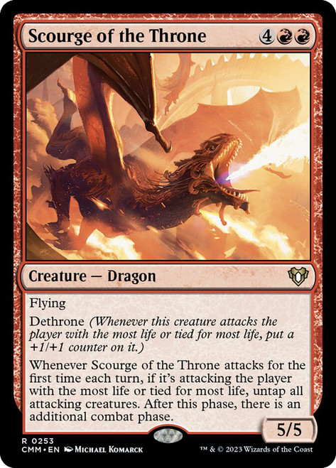 Scourge of the Throne\nCommander Masters\nSingle\nMagic The Gathering