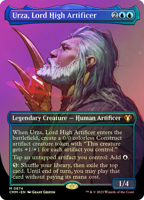 Urza, Lord High Artificer (Borderless)\nCommander Masters - Variants\nSingle\nMagic The Gathering