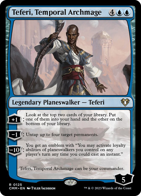 Teferi, Temporal Archmage\nCommander Masters\nSingle\nMagic The Gathering