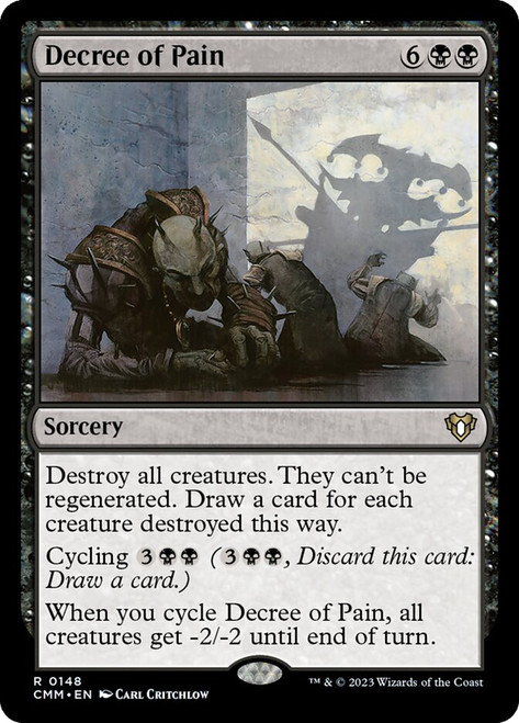 Decree of Pain\nCommander Masters\nSingle\nMagic The Gathering