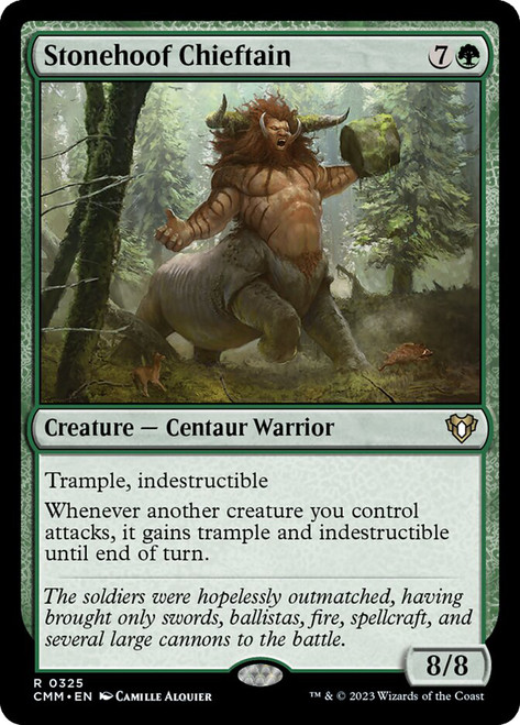 Stonehoof Chieftain\nCommander Masters\nSingle\nMagic The Gathering