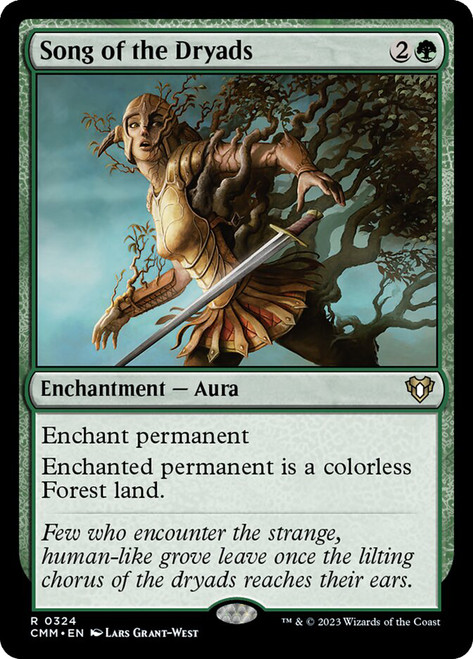 Song of the Dryads\nCommander Masters\nSingle\nMagic The Gathering