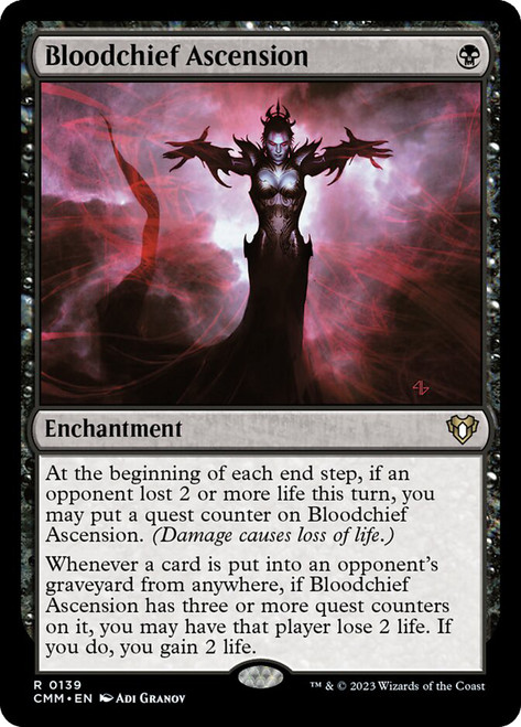 Bloodchief Ascension\nCommander Masters\nSingle\nMagic The Gathering
