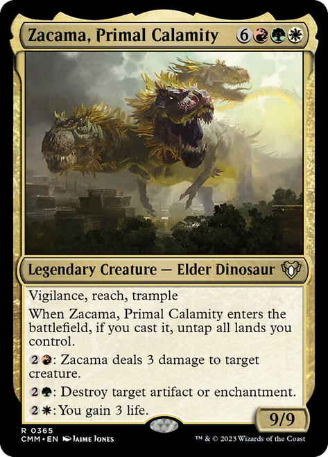 Zacama, Primal Calamity\nCommander Masters\nSingle\nMagic The Gathering