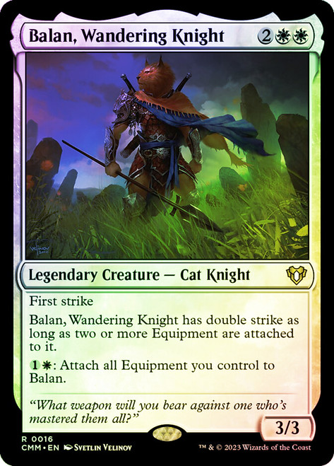 Balan, Wandering Knight\nCommander Masters\nSingle\nMagic The Gathering