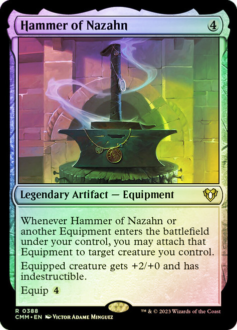 Hammer of Nazahn\nCommander Masters\nSingle\nMagic The Gathering