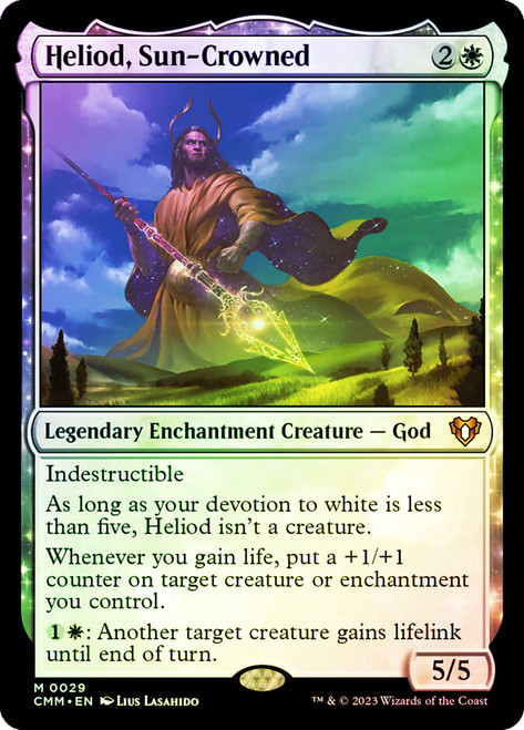 Heliod, Sun-Crowned\nCommander Masters\nSingle\nMagic The Gathering