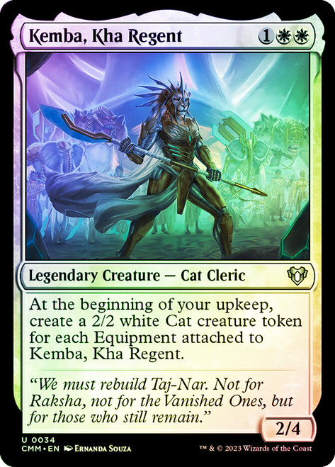 Kemba, Kha Regent\nCommander Masters\nSingle\nMagic The Gathering