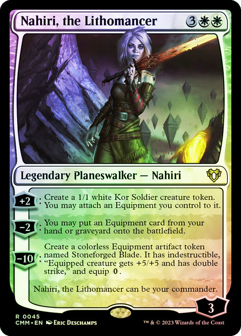 Nahiri, the Lithomancer\nCommander Masters\nSingle\nMagic The Gathering