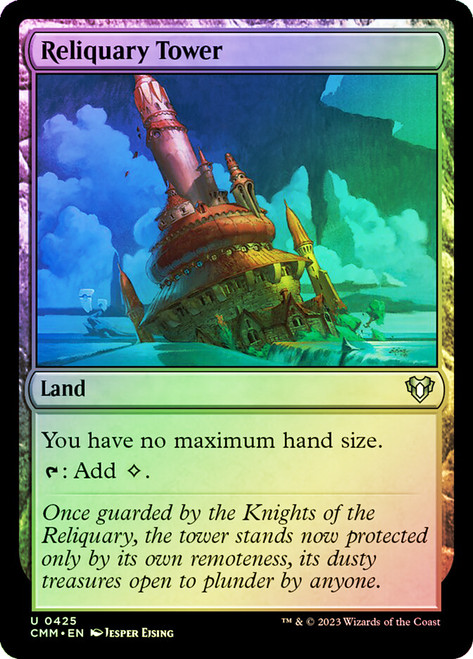 Reliquary Tower\nCommander Masters\nSingle\nMagic The Gathering