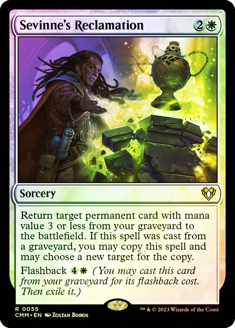 Sevinne's Reclamation\nCommander Masters\nSingle\nMagic The Gathering