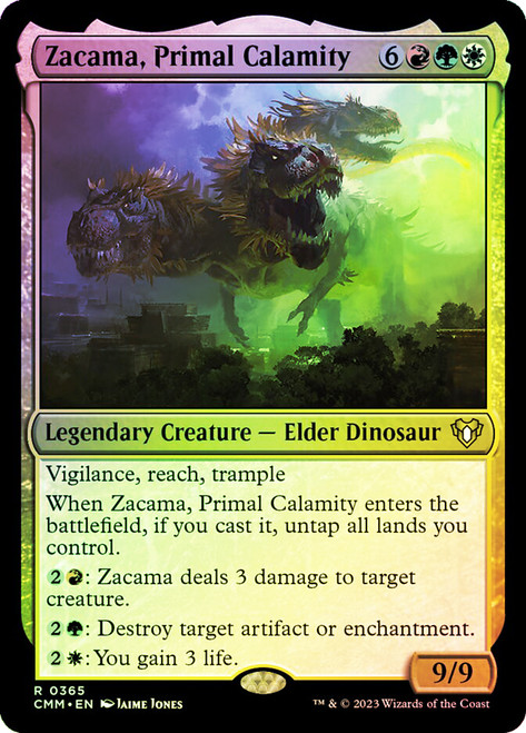 Zacama, Primal Calamity\nCommander Masters\nSingle\nMagic The Gathering