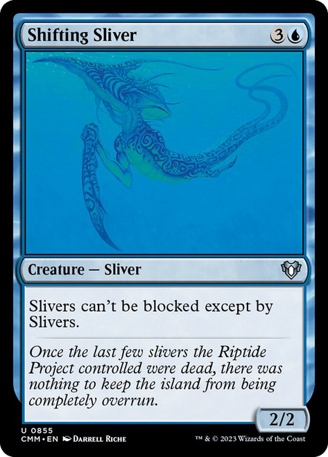 Shifting Sliver\nCommander Masters\nSingle\nMagic The Gathering