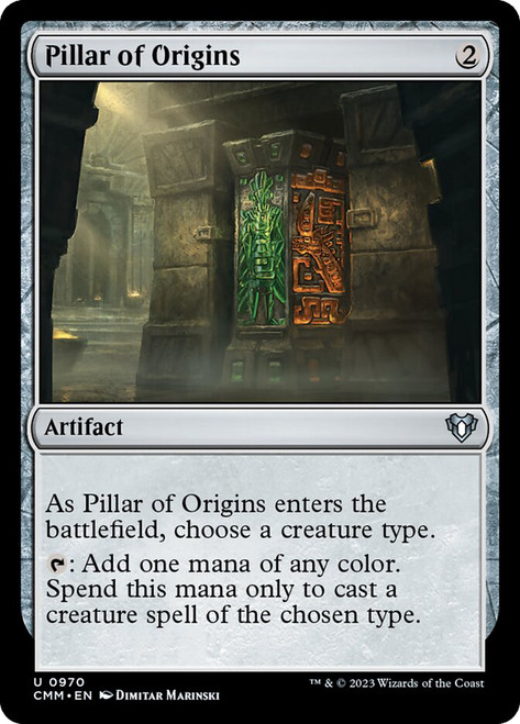 Pillar of Origins\nCommander Masters\nSingle\nMagic The Gathering