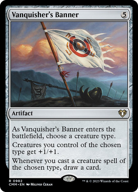 Vanquisher's Banner\nCommander Masters\nSingle\nMagic The Gathering