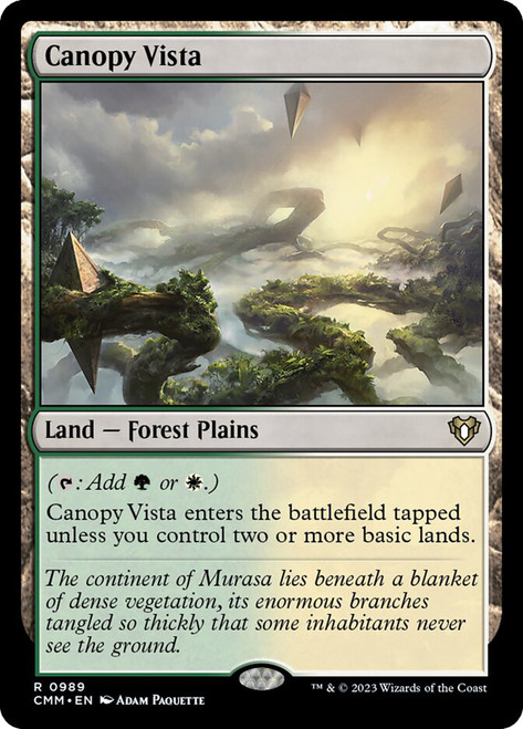 Canopy Vista\nCommander Masters\nSingle\nMagic The Gathering