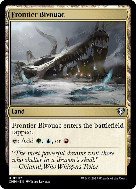 Frontier Bivouac\nCommander Masters\nSingle\nMagic The Gathering
