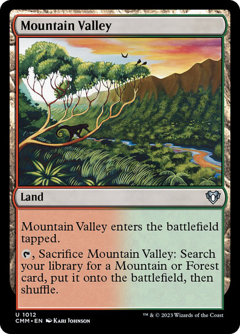Mountain Valley\nCommander Masters\nSingle\nMagic The Gathering