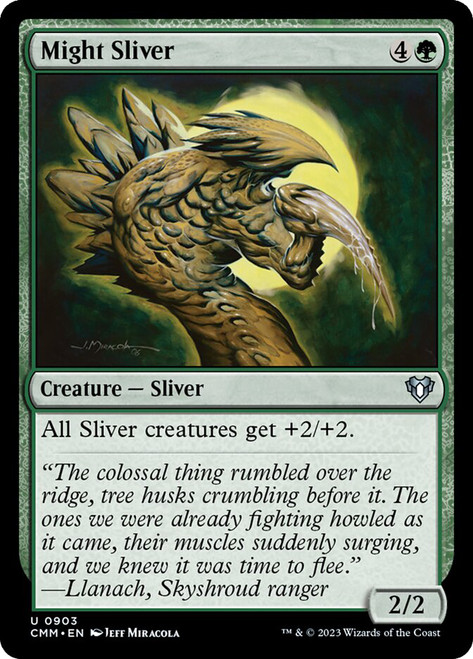 Might Sliver\nCommander Masters\nSingle\nMagic The Gathering