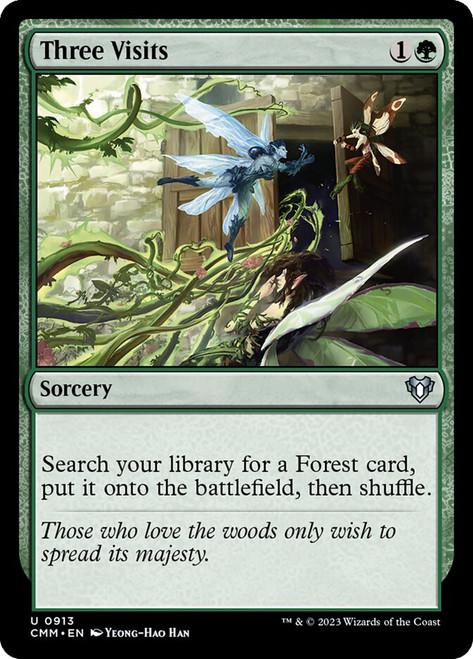 Three Visits\nCommander Masters\nSingle\nMagic The Gathering
