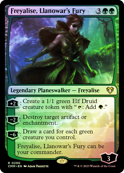 ブ*ン様 未使用品Magic The Gathering Planeslift日 Freyalise, Llanowar's Fury | Commander Masters | Star City Games