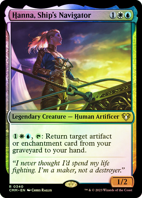 Hanna, Ship's Navigator\nCommander Masters\nSingle\nMagic The Gathering