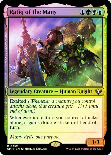 Rafiq of the Many\nCommander Masters\nSingle\nMagic The Gathering