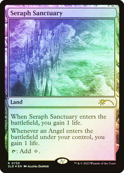 Seraph Sanctuary (Secret Lair) (#733)\nPromo: General\nSingle\nMagic The Gathering