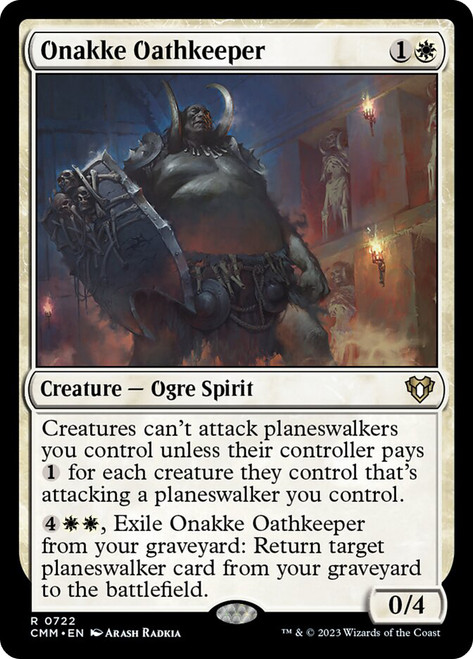 Onakke Oathkeeper\nCommander Masters\nSingle\nMagic The Gathering