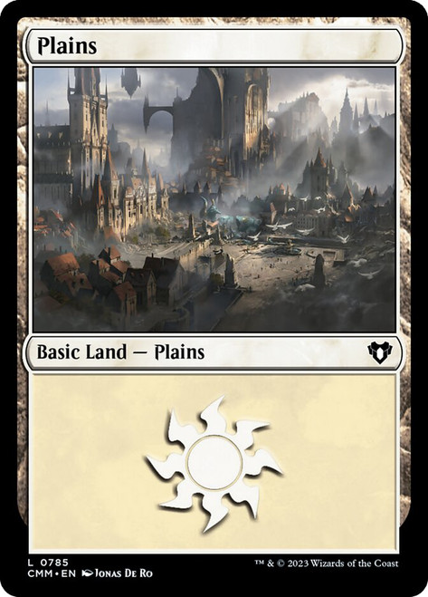 Plains (#785)\nCommander Masters\nSingle\nMagic The Gathering