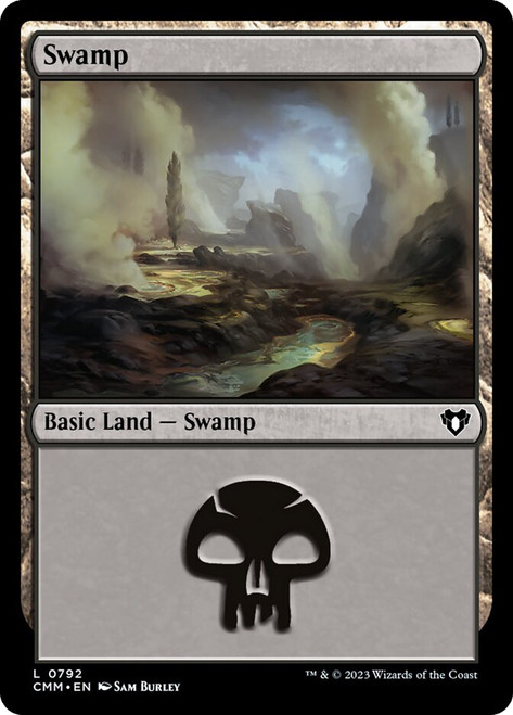 Swamp (#792)\nCommander Masters\nSingle\nMagic The Gathering