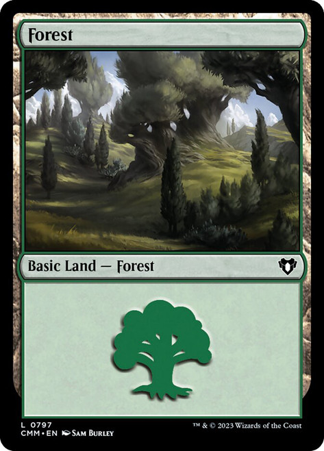 Forest (#797)\nCommander Masters\nSingle\nMagic The Gathering