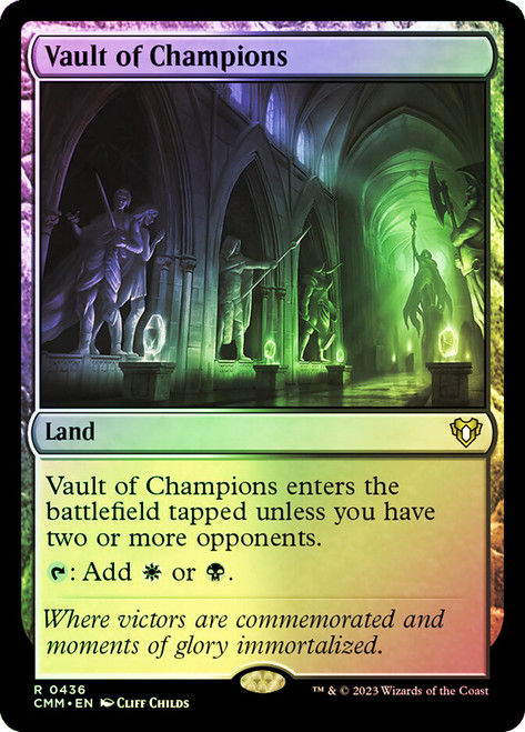 Vault of Champions\nCommander Masters\nSingle\nMagic The Gathering