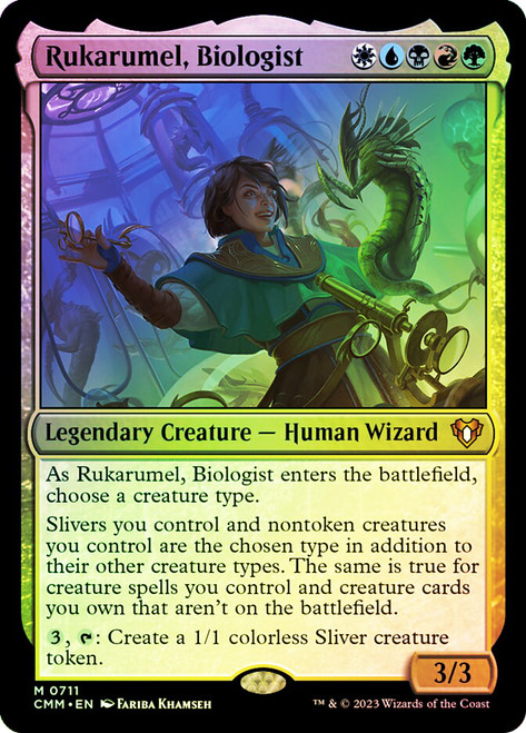 Rukarumel, Biologist\nCommander Masters\nSingle\nMagic The Gathering