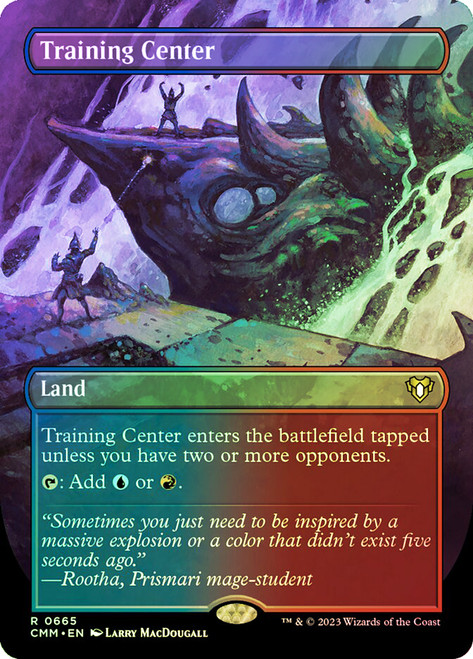 Training Center (Borderless)\nCommander Masters - Variants\nSingle\nMagic The Gathering