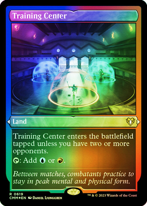 Training Center (Foil Etched)\nCommander Masters - Alternate Foil\nSingle\nMagic The Gathering