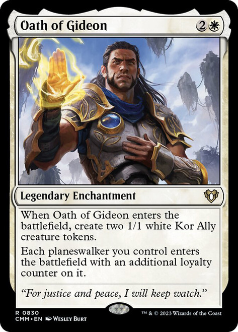 Oath of Gideon\nCommander Masters\nSingle\nMagic The Gathering