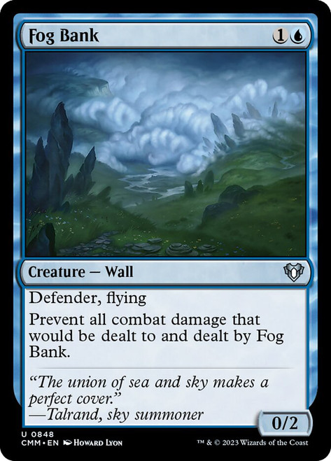 Fog Bank\nCommander Masters\nSingle\nMagic The Gathering