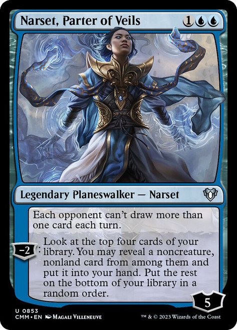 Narset, Parter of Veils\nCommander Masters\nSingle\nMagic The Gathering