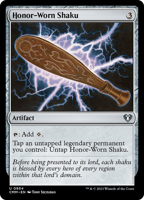 Honor-Worn Shaku\nCommander Masters\nSingle\nMagic The Gathering