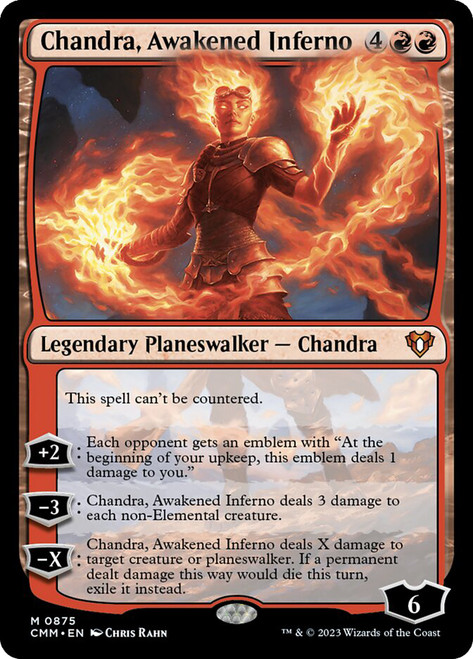 Chandra, Awakened Inferno\nCommander Masters\nSingle\nMagic The Gathering