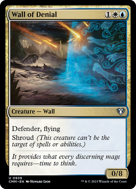 Wall of Denial\nCommander Masters\nSingle\nMagic The Gathering